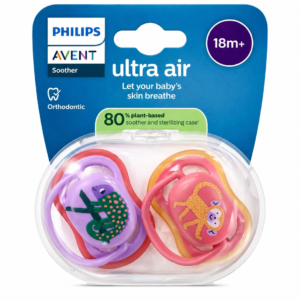 Philips Avent Lot de 2 sucettes ultra air 18m+