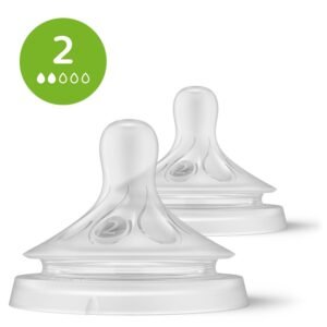 Philips Avent Lot de 2 tétines debit 2 - lent