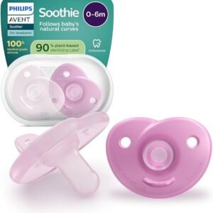 Philips Avent pack de 2 sucettes Soothie - Tétine orthodontique pour nouveau-nés de 0 à 6 mois